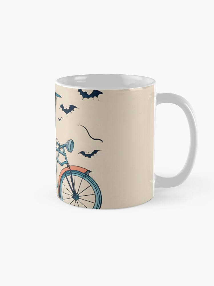 Thumbnail 5 of 6, Coffee Mug, Halloween Witch on a bicycle designed and sold by Patricks-Art.