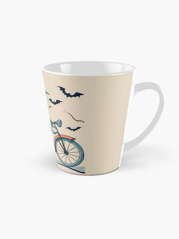 Thumbnail 1 of 4, Coffee Mug, Halloween Witch on a bicycle designed and sold by Patricks-Art.