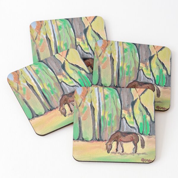 Item preview, horse and autumn designed and sold by gg-pinceladas.