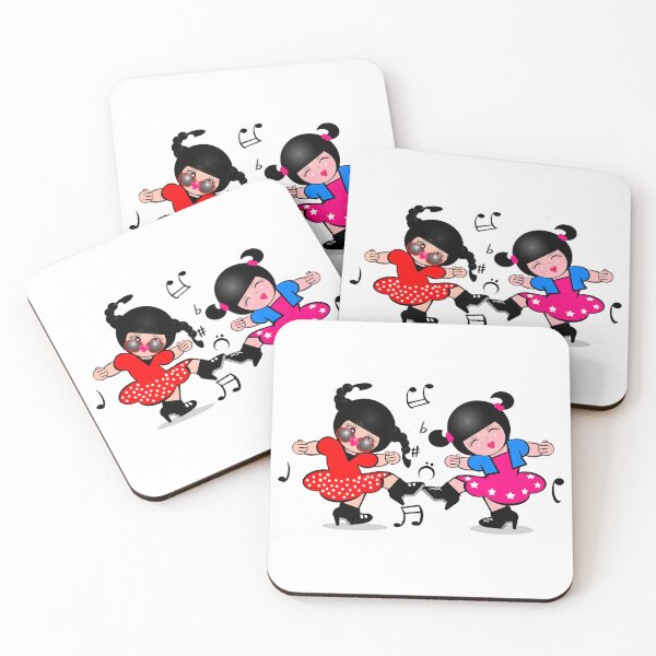 Item preview, Cute girls dancing time  designed and sold by Shirley cute art .