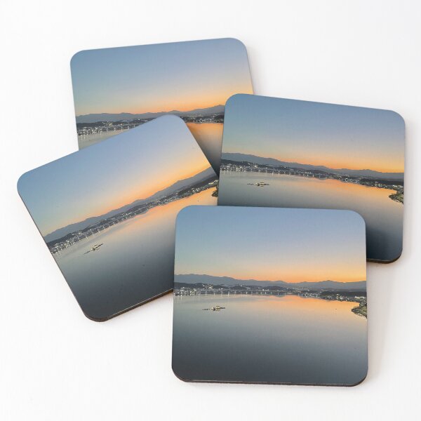 Item preview, The tranquil Lake Gyeongpo and the beautiful sunset. designed and sold by ANKOMALL.