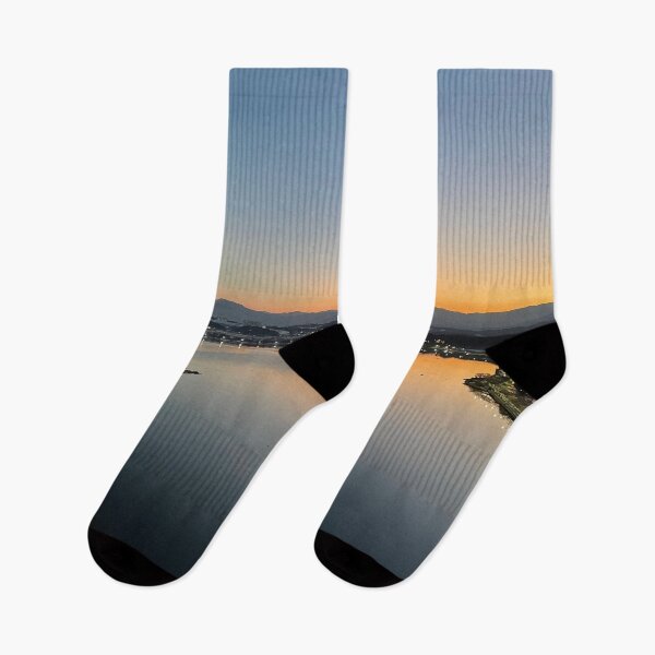Item preview, The tranquil Lake Gyeongpo and the beautiful sunset. designed and sold by ANKOMALL.