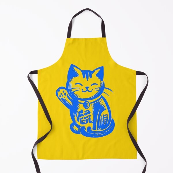 Item preview, Lucky Waving Cat - Blue designed and sold by FunnehGacha.