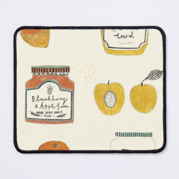 Item preview, jam, lemon, jelly, lemon jam, fruit, cute, strawberry, food, jam art, strawberry jam, kiwi jam designed and sold by peachcakecanvas.