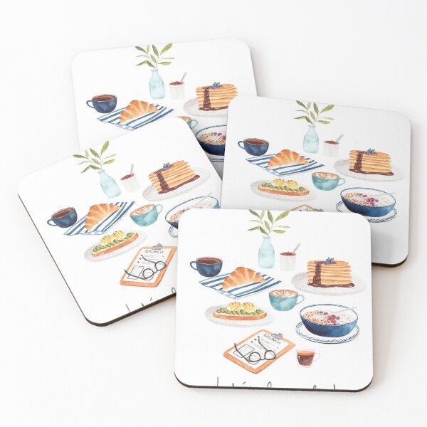Item preview, brunch, funny, breakfast, lunch, humor, coffee, food, quote, movie, girls, drinking designed and sold by peachcakecanvas.