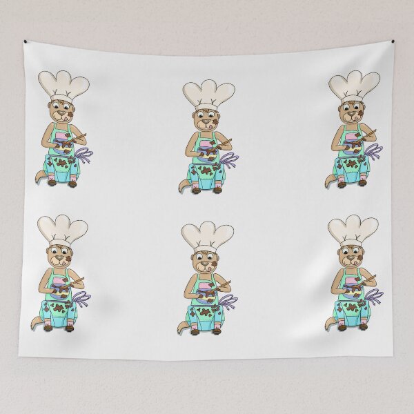 Item preview, Meerkat bakes chocolate cake designed and sold by Dreamagine.