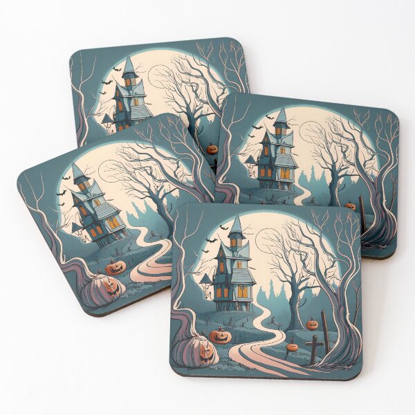 Item preview, Halloween Spooky path to scary house designed and sold by Patricks-Art.
