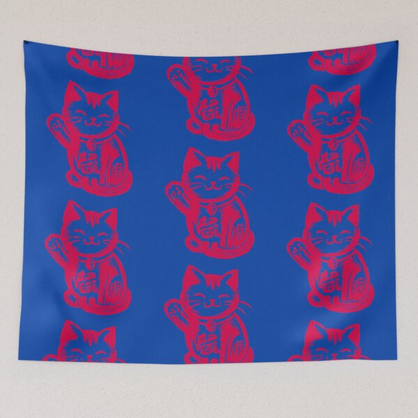 Item preview, Lucky Waving Cat - Pink designed and sold by FunnehGacha.