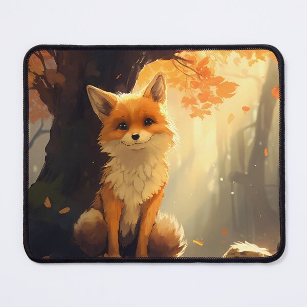 Item preview, Sun-Kissed Fox in Fall Wonderland designed and sold by EmeraldeaArt.
