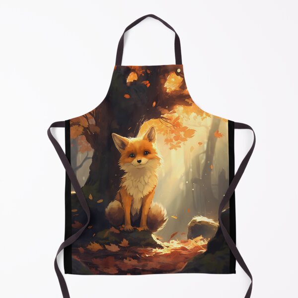 Item preview, Sun-Kissed Fox in Fall Wonderland designed and sold by EmeraldeaArt.