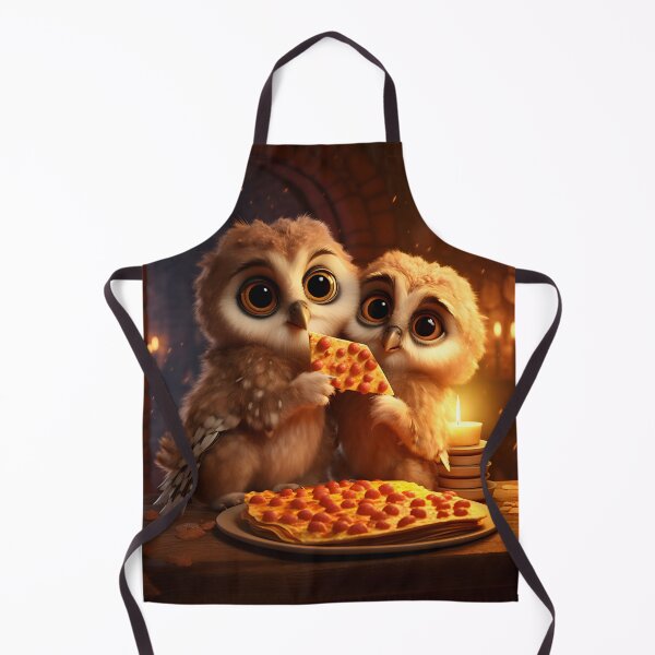 Item preview, Owl brothers sharing a pizza!! designed and sold by banpaltee.