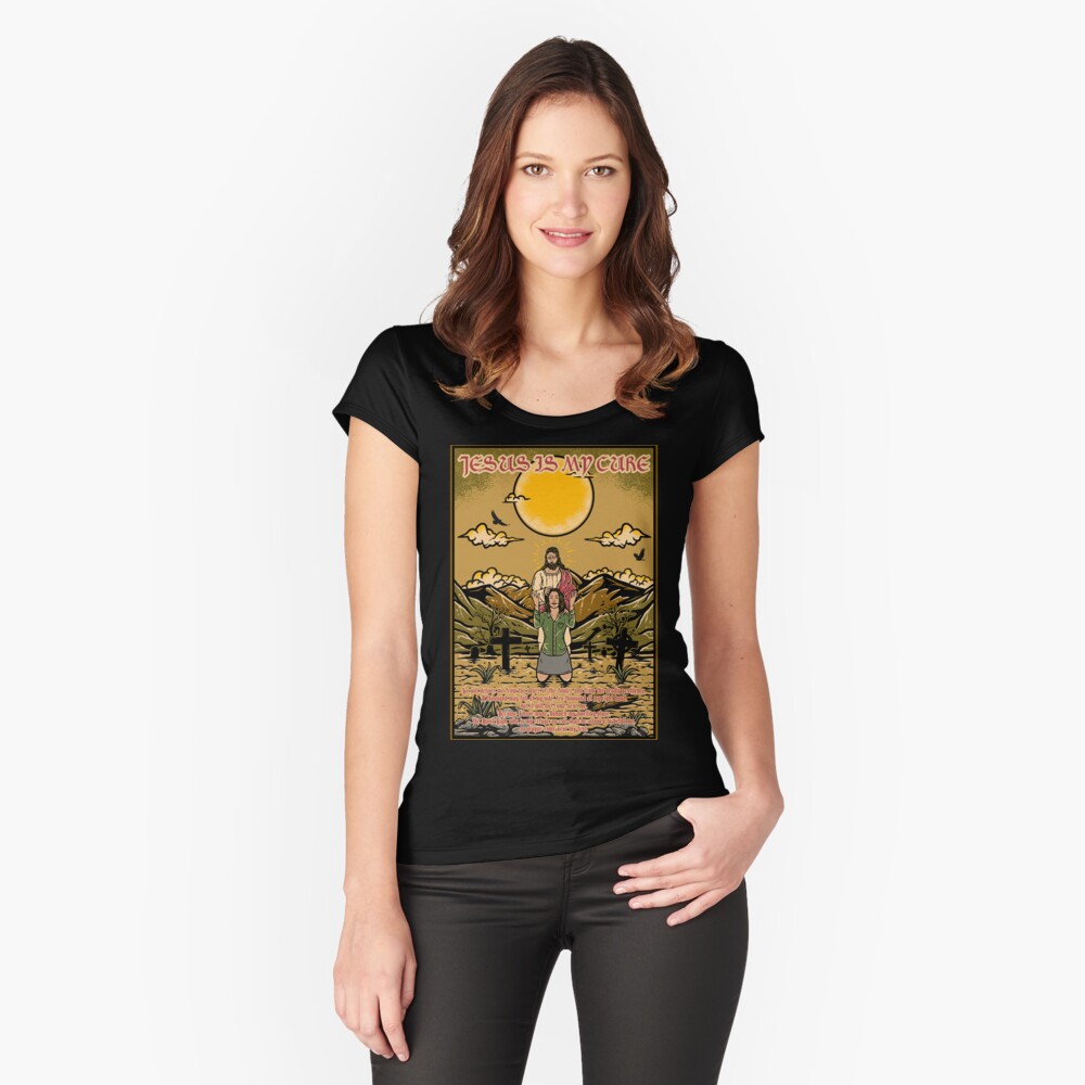 Item preview, Fitted Scoop T-Shirt designed and sold by ChristlikeMerch.