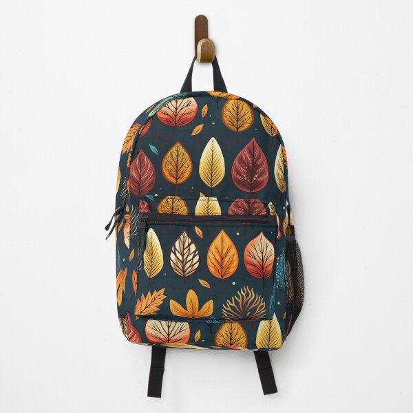 Item preview, Autumn Leaves on Dark Pattern designed and sold by Blue-Banana.