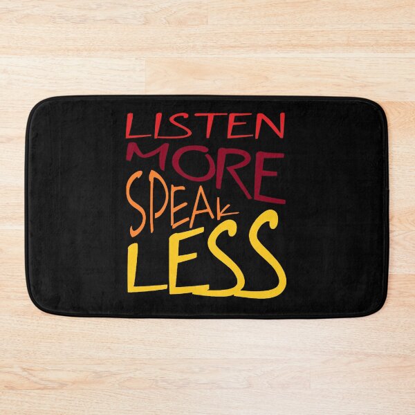 Item preview, Listen More Speak Less Effective Communication Quote designed and sold by taiche.