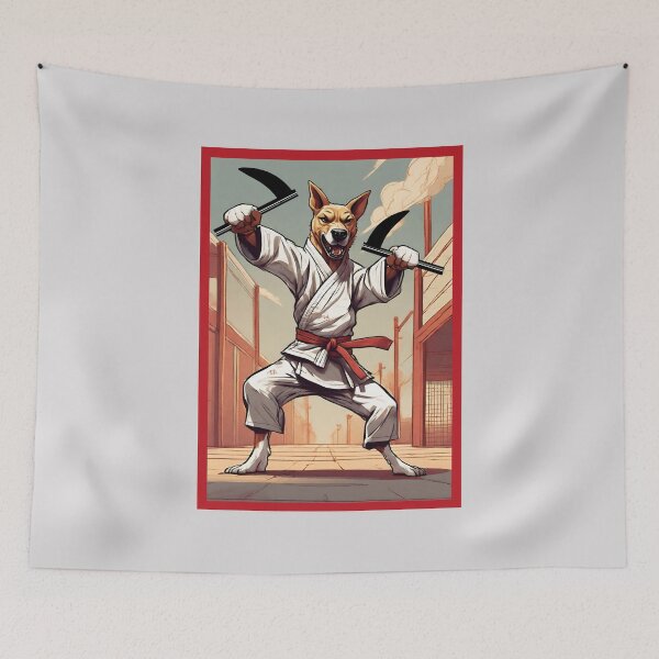 Item preview, Kung Fu Dog designed and sold by AMERICANCHEEZ.
