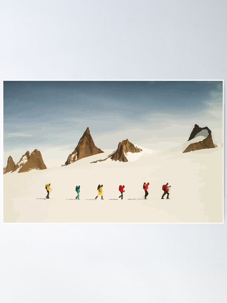 Alternate view of North Face Antarctic Expedition Vector Poster