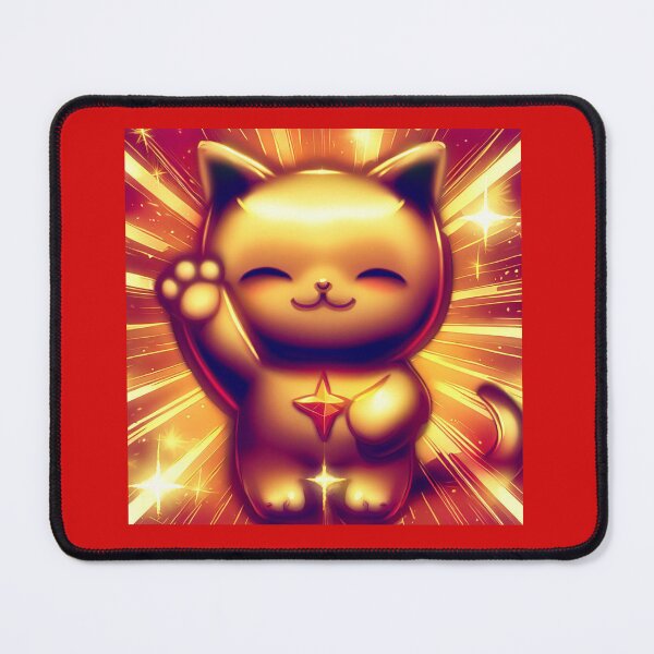 Item preview, Golden Lucky Waving Cat designed and sold by FunnehGacha.