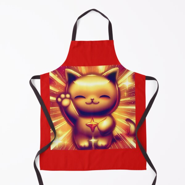Item preview, Golden Lucky Waving Cat designed and sold by FunnehGacha.