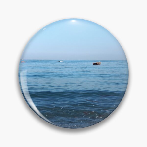 Item preview, The serene Mongdol(Pebble) Beach, clear water, and the horizon. designed and sold by ANKOMALL.