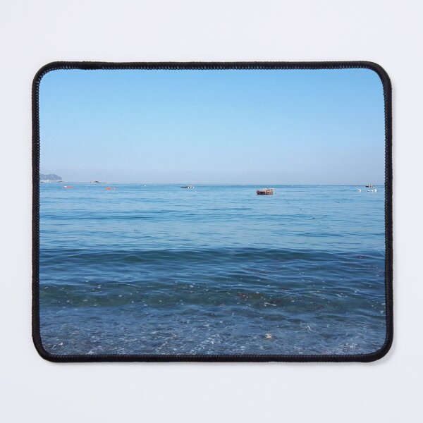 Item preview, The serene Mongdol(Pebble) Beach, clear water, and the horizon. designed and sold by ANKOMALL.