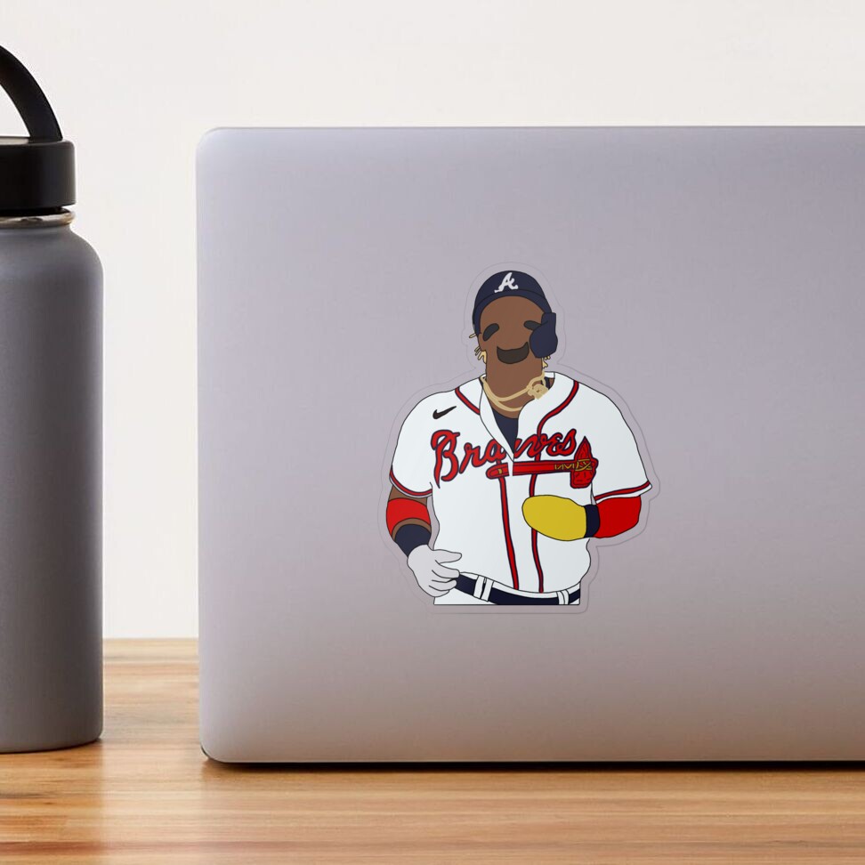 Ronald Acuña Jr. Braves 2023 All-Star Sticker for Sale by thatposterboy