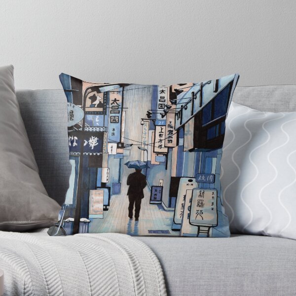 Rainy Day Throw Pillow
