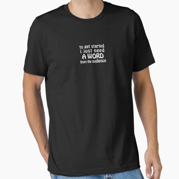 Item preview, A Word from the Audience designed and sold by OverCommitted.