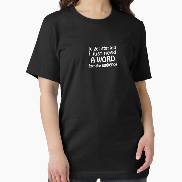 Item preview, A Word from the Audience designed and sold by OverCommitted.