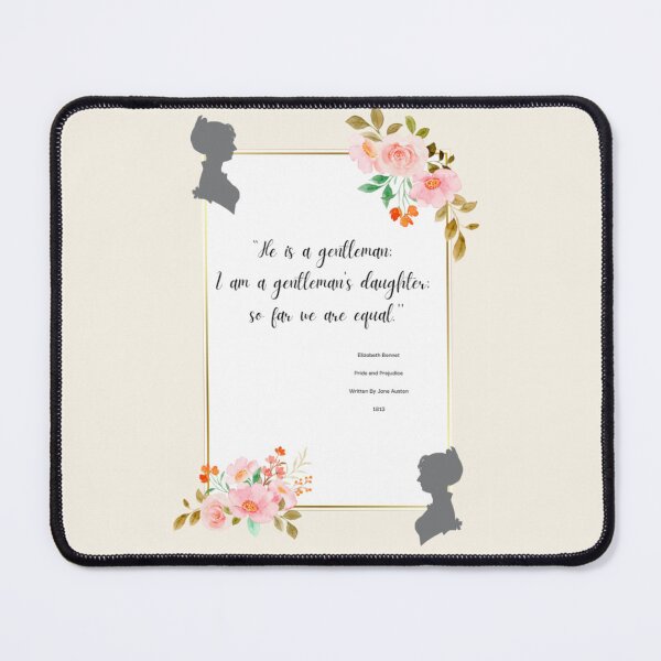 Item preview, Pride & Prejudice - Elizabeth Bennet - Quote designed and sold by Laura Leighton.