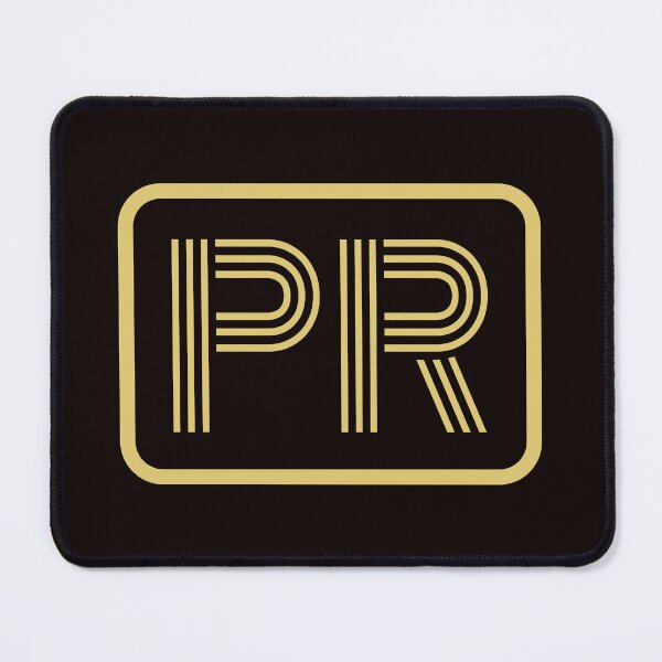 Item preview, PR Initials Gold Geometric Letters designed and sold by Jeallan Designs.