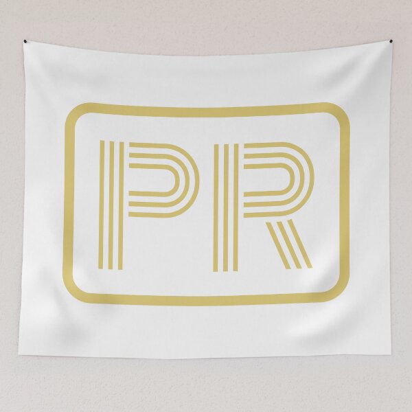 Item preview, PR Initials Gold Geometric Letters designed and sold by Jeallan Designs.