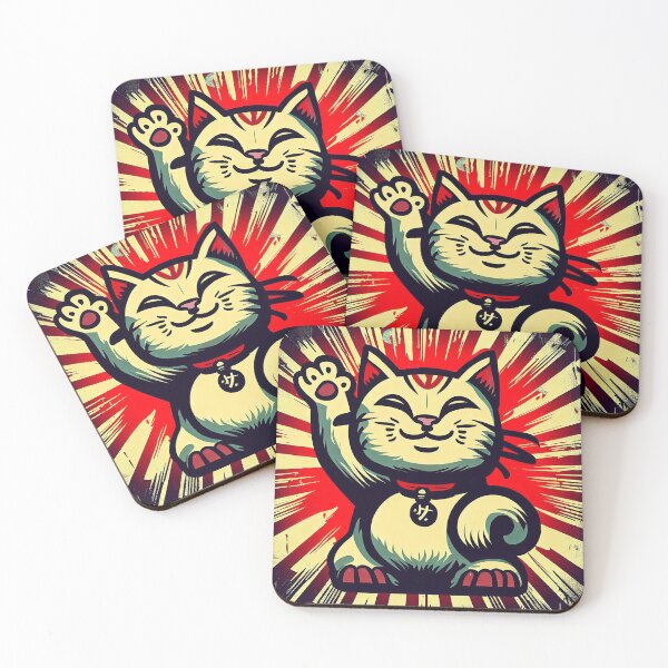 Item preview, Lucky Waving Cat designed and sold by FunnehGacha.