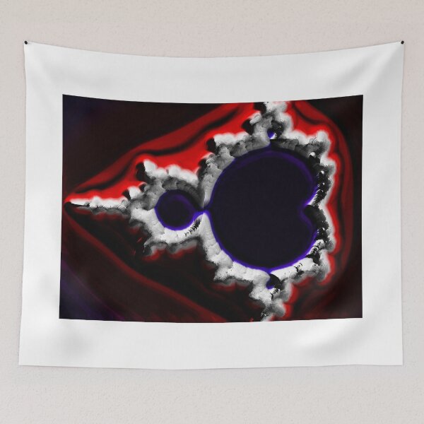 Item preview, Mandelbrot Crater in Blue and Red designed and sold by Doug Greenwald.