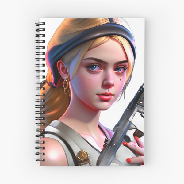 Item preview, Girl Using Kalashnikov designed and sold by zangess1.