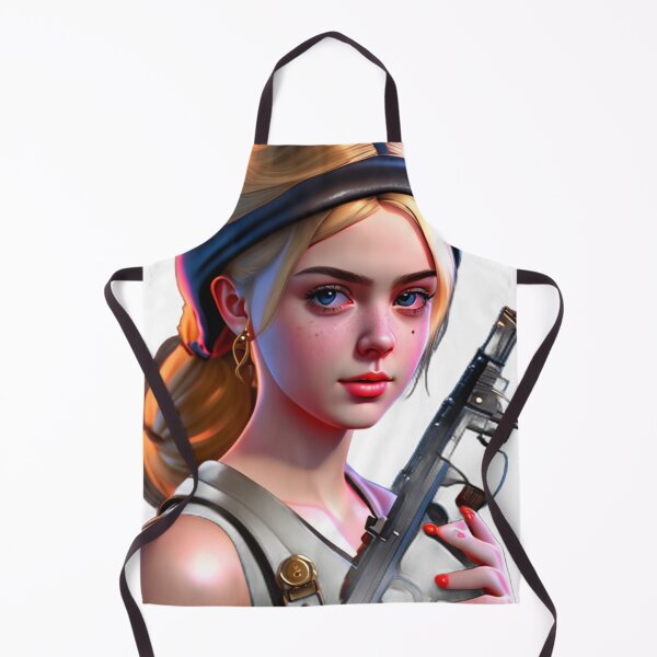 Item preview, Girl Using Kalashnikov designed and sold by zangess1.
