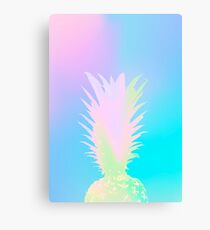 Iridescent pineapple Canvas Print