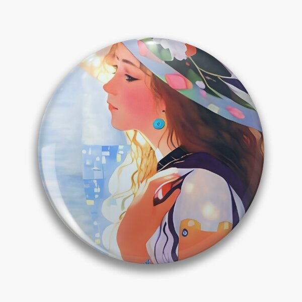 Item preview, Girl with Flowered Hat designed and sold by Dana Roper.