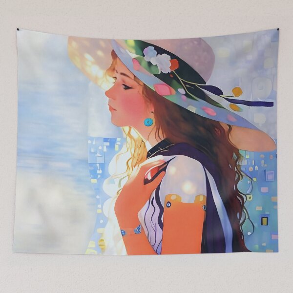 Item preview, Girl with Flowered Hat designed and sold by Dana Roper.