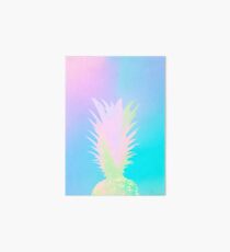 Iridescent pineapple Art Board