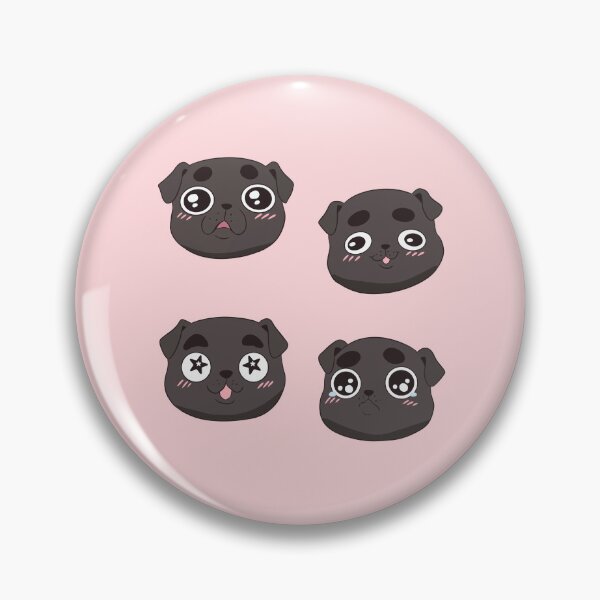Item preview, Cute funny pug face pack designed and sold by Yaragold.