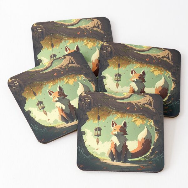 Item preview, Pathway to Peace: Closed Eyes, Open Heart Fox in the Forest designed and sold by EmeraldeaArt.