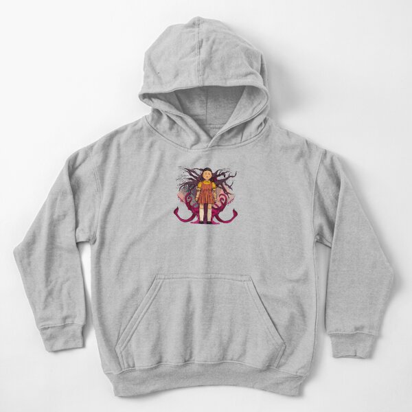 Squid Game - Killer Doll. Red light, green light! Kids Pullover Hoodie