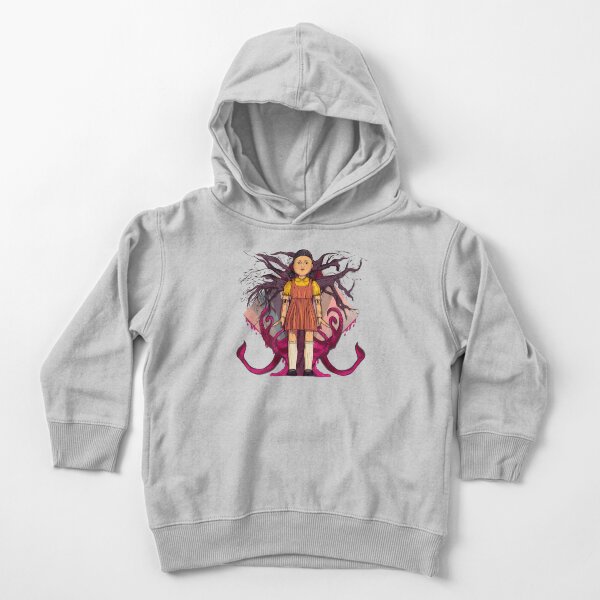 Squid Game - Killer Doll. Red light, green light! Toddler Pullover Hoodie