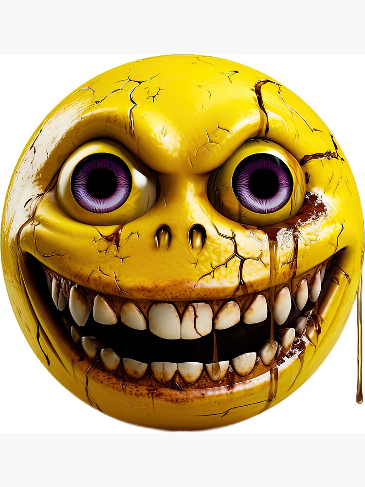 Zombie Smiley Face Emoji | Magnet