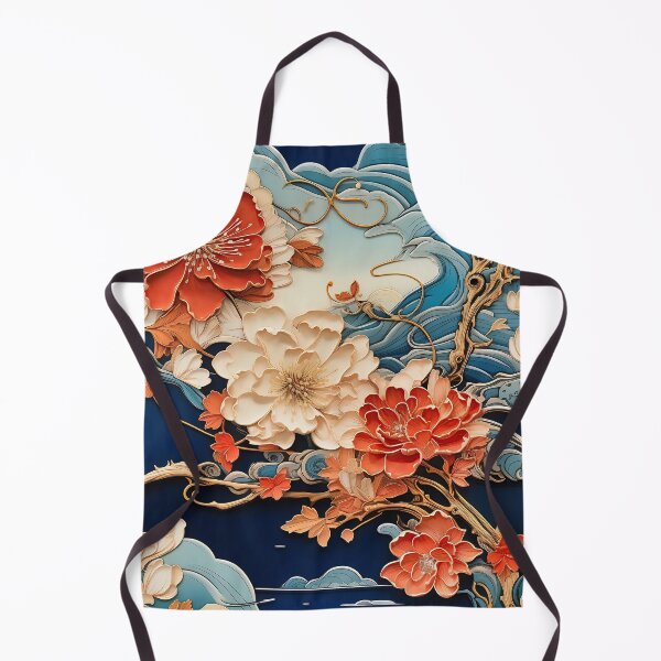 Item preview, Japanese Satsuma Ceramic Tile Design IV: Storm Clouds and Flowers designed and sold by stevepmp.