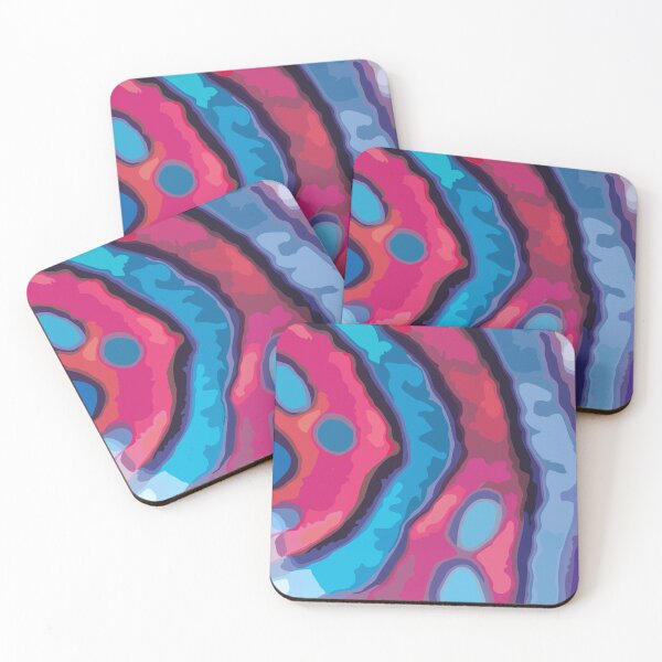 Item preview, Pink & Blue Abstract Pattern designed and sold by miyu11.