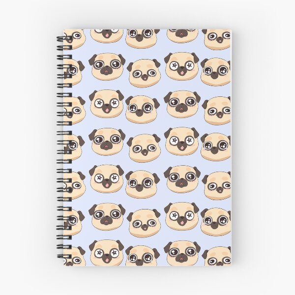 Item preview, Cute funny pug face pattern  designed and sold by Yaragold.