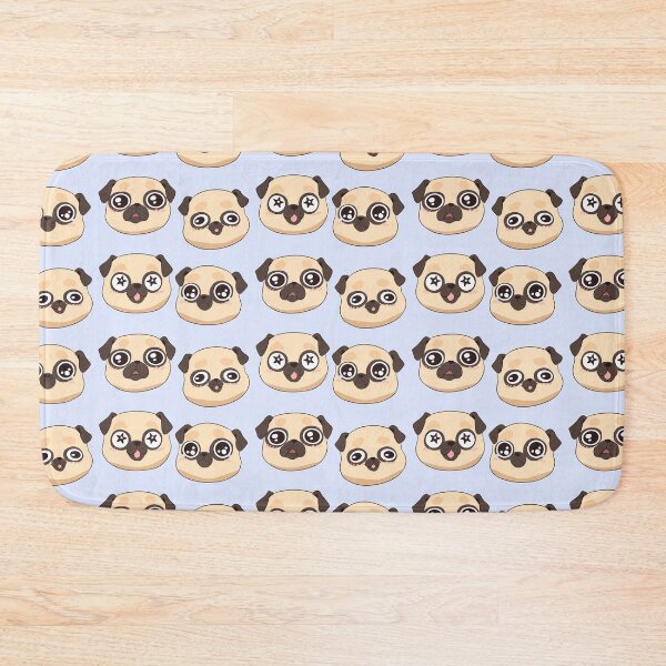 Item preview, Cute funny pug face pattern  designed and sold by Yaragold.