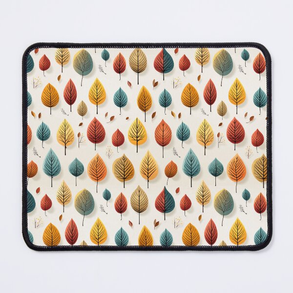 Item preview, Autumn Leaves on Light Pattern designed and sold by Blue-Banana.