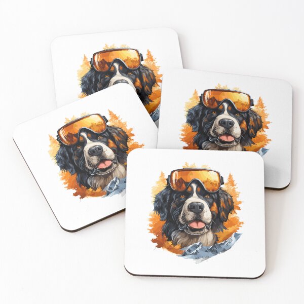 Item preview, Vector Saint Bernard Ski Adventure:  Snowy Guardian Tee designed and sold by Moisky Patterns.